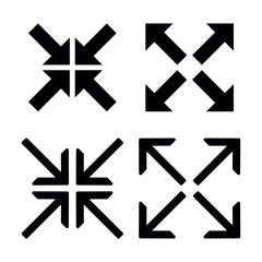 fullscreen icon, maximize icon