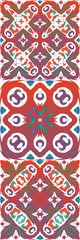 Antique ornate tiles talavera mexico.