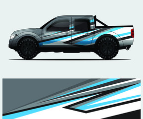 truck decal graphic wrap vector, abstract background