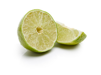 Lime Isolated on White Background