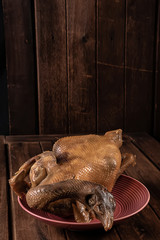 Roasted duck for paying respect to Chinese New Year