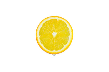 A slice of orange or lemon.