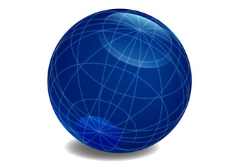 glove on white background