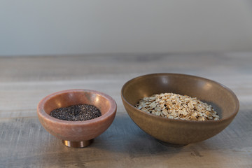 Chia seed and Oatmeal