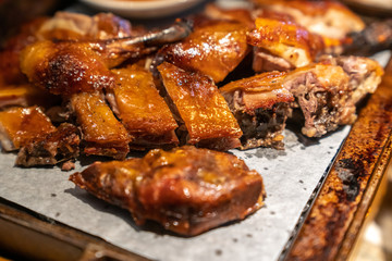 A delicious plate of roast duck