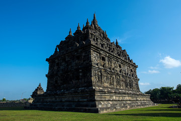 Obraz premium The beauty of Plaosan Temple in the morning. Plaosan Temple is one of the Buddhist temples located in the village of Bugisan, Klaten, Central Java - Indonesia