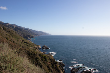 Big Sur coastline along California's Pacific Coast Highway