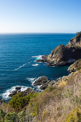 Fototapeta na wymiar Big Sur coastline along California's Pacific Coast Highway