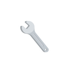 Wrench icon. Spanner vector illustration. Repair tool. Isolated on white background.