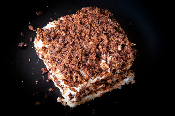 Steamed rice flour with red bean for Korean rice cake