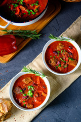 Spicy Mexican style beef with beans