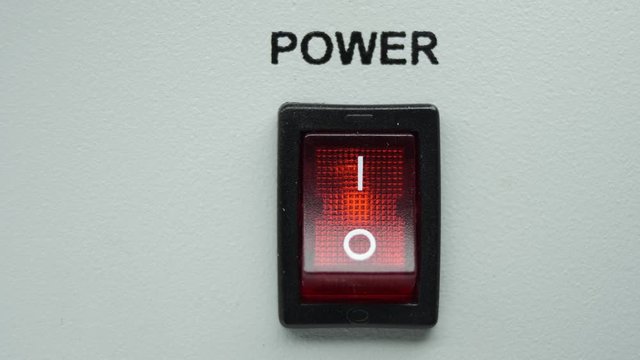 switch on power