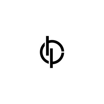 bp b p letter logo template design