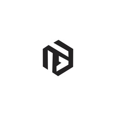 FG F G letter logo template design