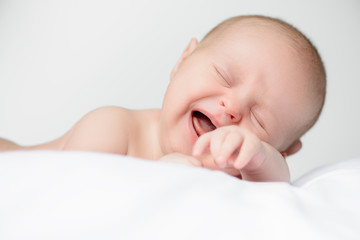 screaming newborn baby