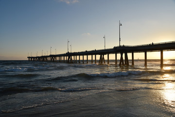 Obraz premium Venice Beach Pier at Sunset