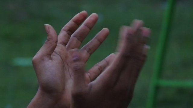 clapping, Asian hands brown