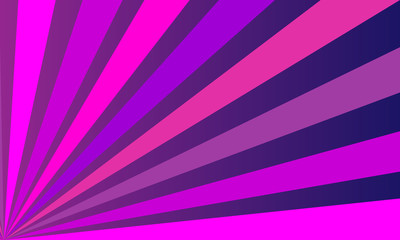 Geometric purple blue background, multicolored rays.