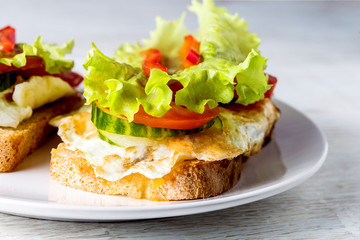 Image with a sandwich.