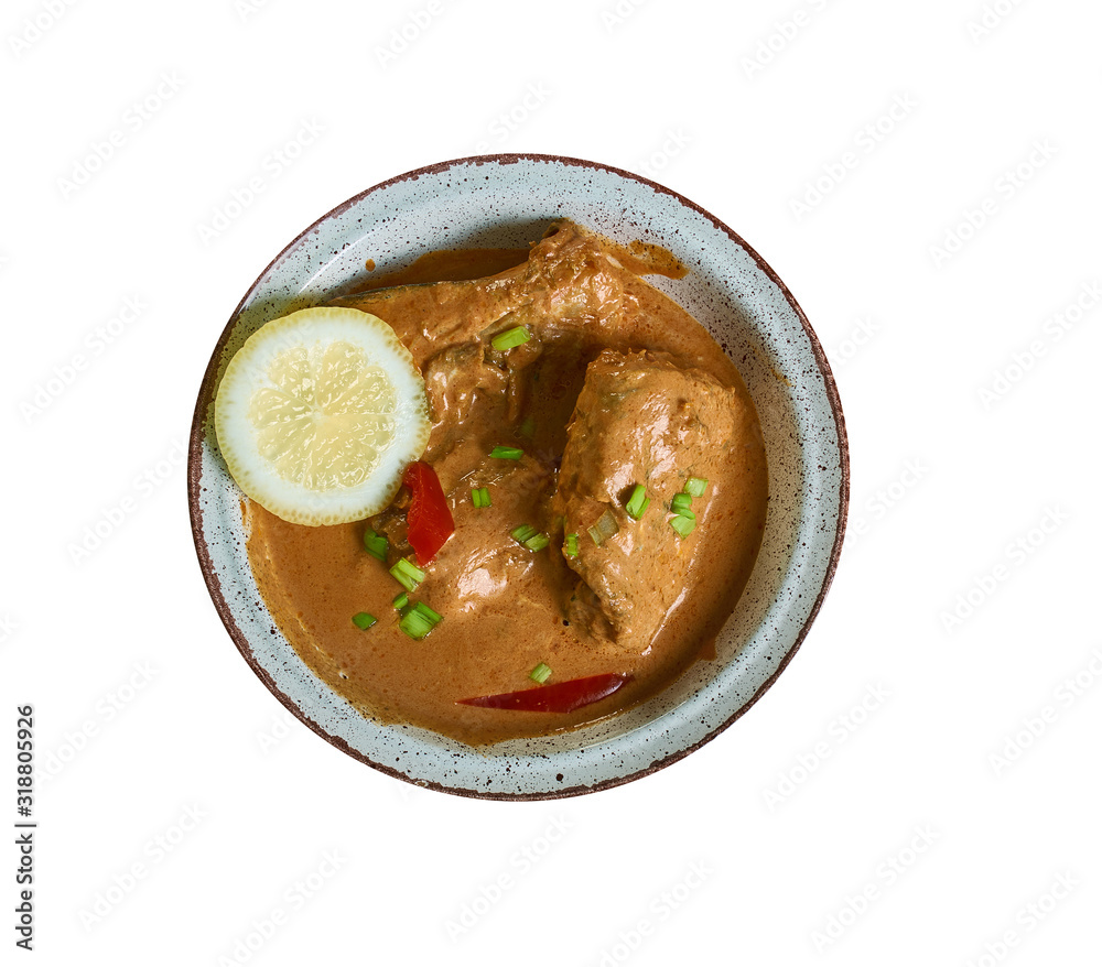 Canvas Prints tanzanian chicken stew mchuzi wa samaki