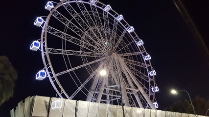 ferris wheel at night