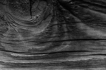 Surface of old textured wooden board for background. Toned