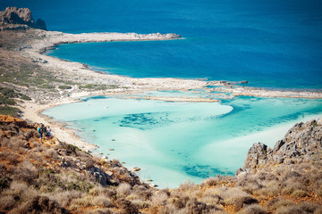Fototapeta na wymiar the most unique beach in Crete