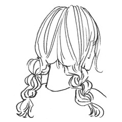 シンプルヘアスタイルイラスト