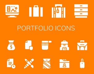 portfolio icon set