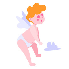 Cute little cupid for valentine day