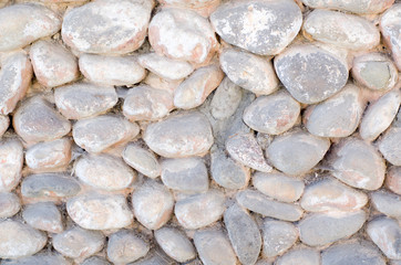 texture. old stacked cobblestone