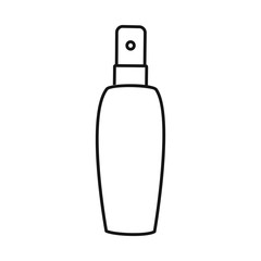 Isolated object of bottle and perfume sign. Web element of bottle and vial stock symbol for web.