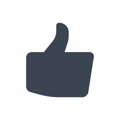Thumbs up icon. vector graphics