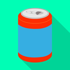 Vector design of bottle and soda icon. Set of bottle and fizzy vector icon for stock.