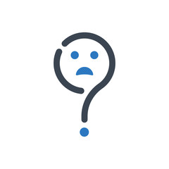 Confusion expression icon