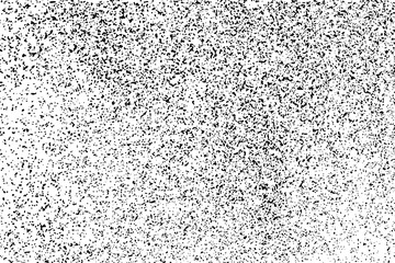 Black Grainy Texture Isolated On White Background. Dust Overlay. Dark Noise Granules. Digitally Generated Image. Vector Design Elements, Illustration, Eps 10.