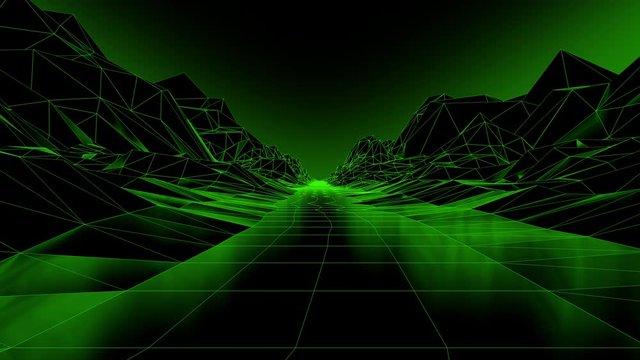 Retro driving simulation.