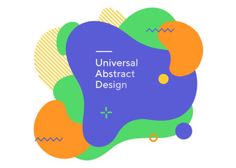 Roundish colored water blots