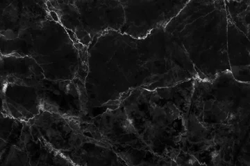 Cercles muraux Marbre Fond de texture de marbre gris noir avec une haute résolution, vue de dessus de comptoir de pierre naturelle de tuiles dans un motif de paillettes sans couture et luxueux.