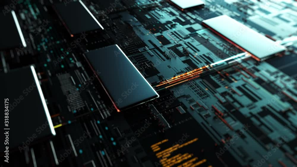 Poster Technology background/Technology background of the abstract computer motherboard, can be used in the description of technological processes, science.