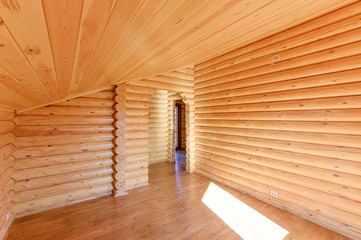 Russia, Moscow- September 10, 2019: interior room apartment modern bright cozy atmosphere. beautiful designer country house with wooden elements