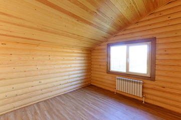 Russia, Moscow- September 10, 2019: interior room apartment modern bright cozy atmosphere. beautiful designer country house with wooden elements