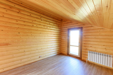 Russia, Moscow- September 10, 2019: interior room apartment modern bright cozy atmosphere. beautiful designer country house with wooden elements