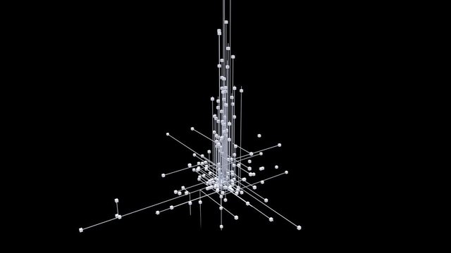 growing 3d grid structure