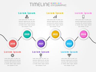 Infographic timeline,roadmap on grey background. Creative business data visualization.
