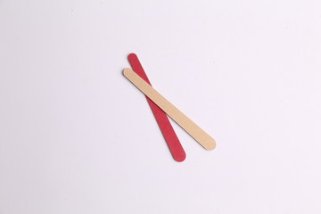 Nail file on colorful background