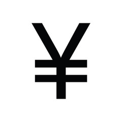 Yen  icon. Yen  sign. vector