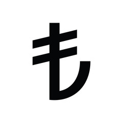 Obraz premium Turkish lira icon. Turkish lira sign. vector