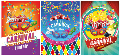 set graphics for carnival