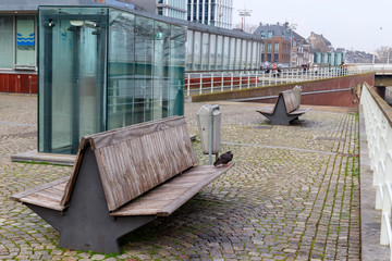 Obraz na płótnie Canvas Un hiver à Maastricht